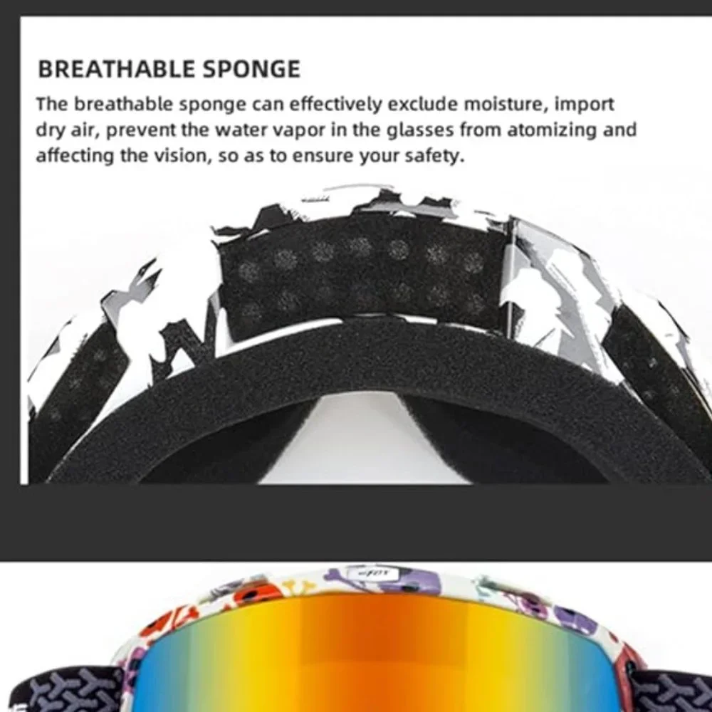 OTG ski snow goggles UV protection